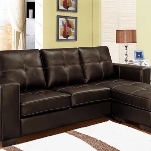 Brown Reversible sectional sofa