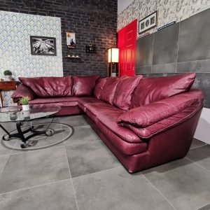 Genuine Leather Sectional Sofa