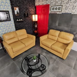 Used Light Brown Sofa Set