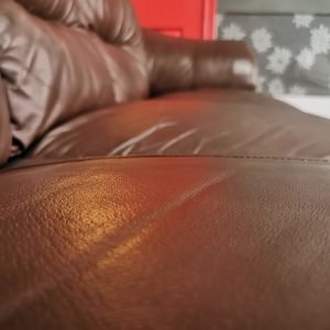 2 Piece Leather Sofa Set
