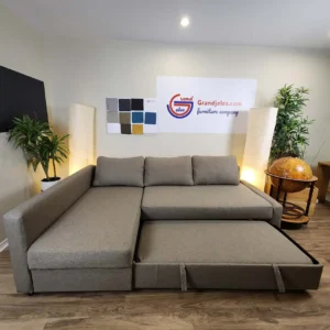 Dark Beige Sofa Bed – IKEA Friheten