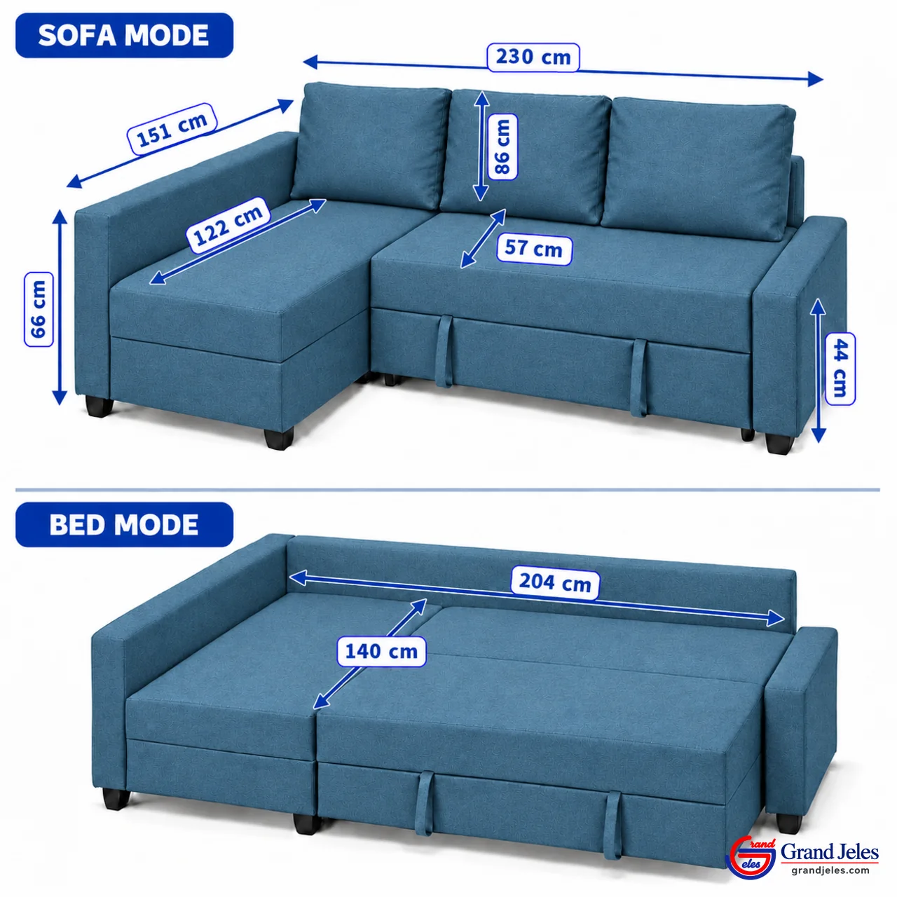 Dimensions IKEA Friheten Aqua Blue Sofa Bed dimensions in sofa and bed modes