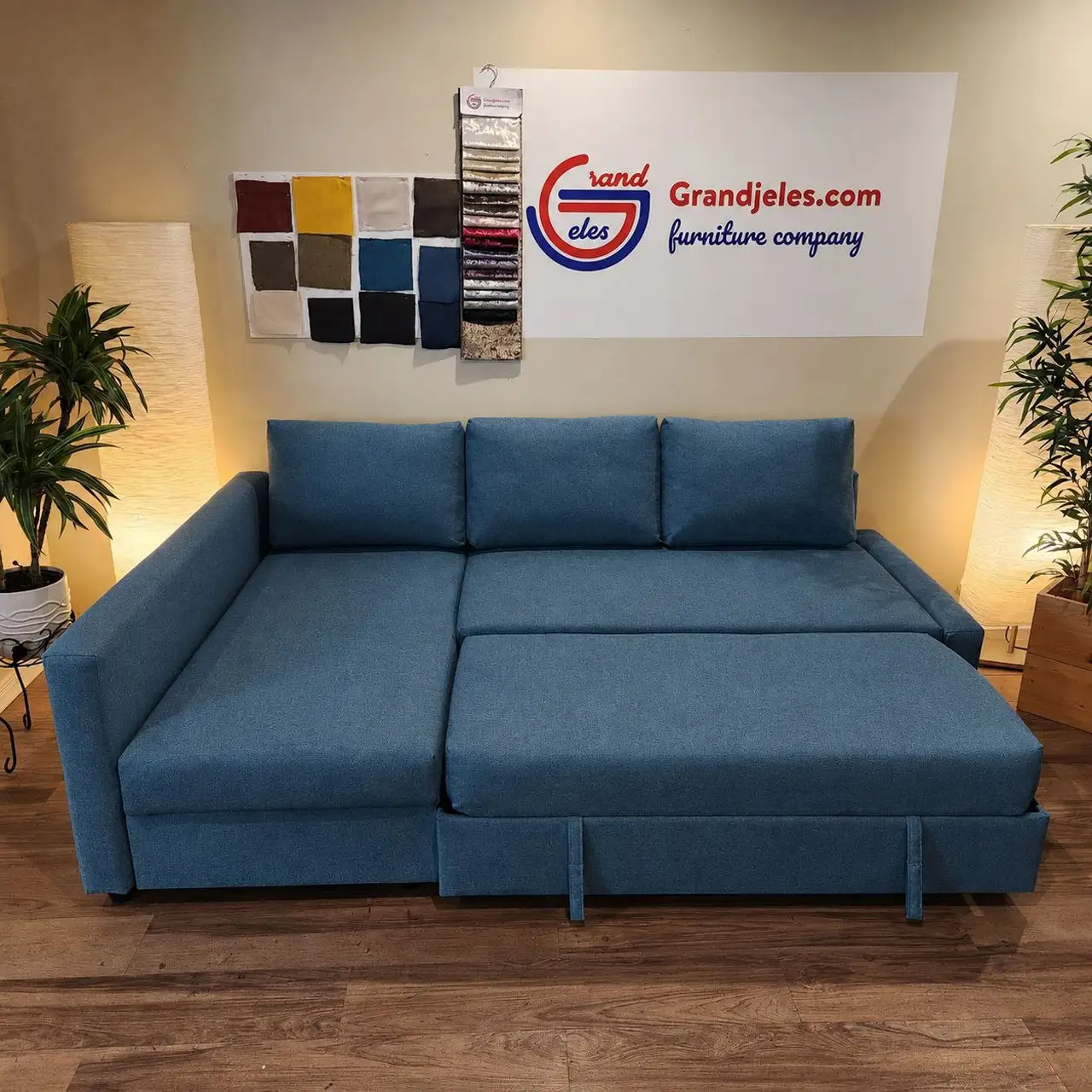 Aqua Blue Sofa Bed – IKEA Friheten