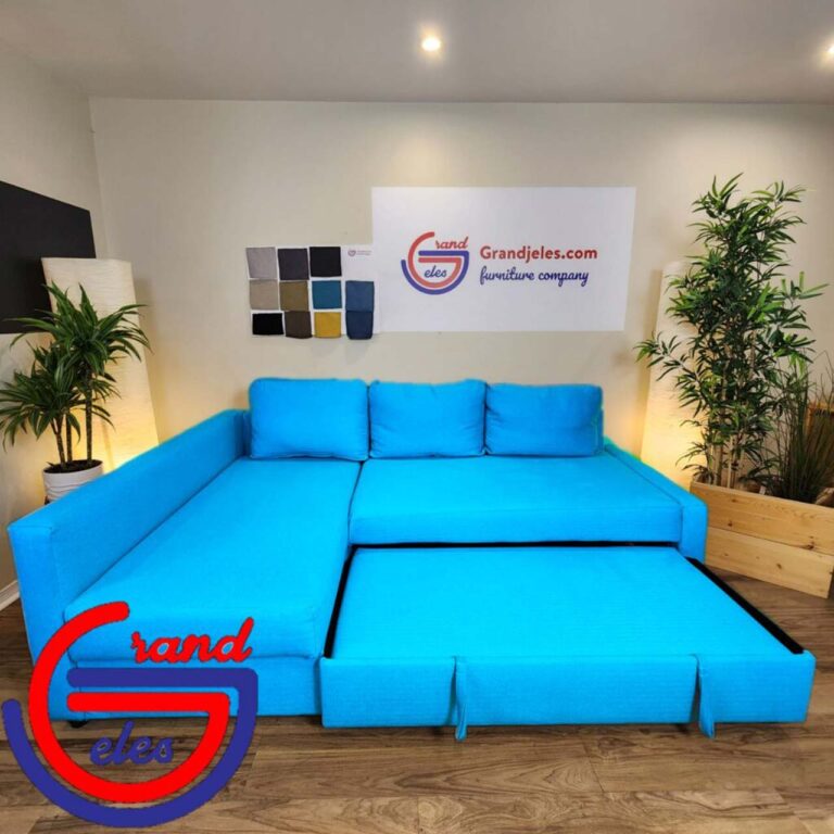 Friheten Sofa Bed Aqua Blue IKEA