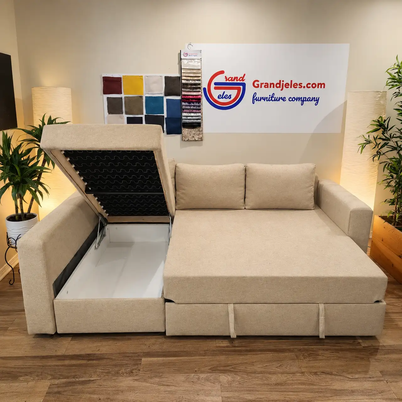 Beige Sofa Bed – IKEA Manstad