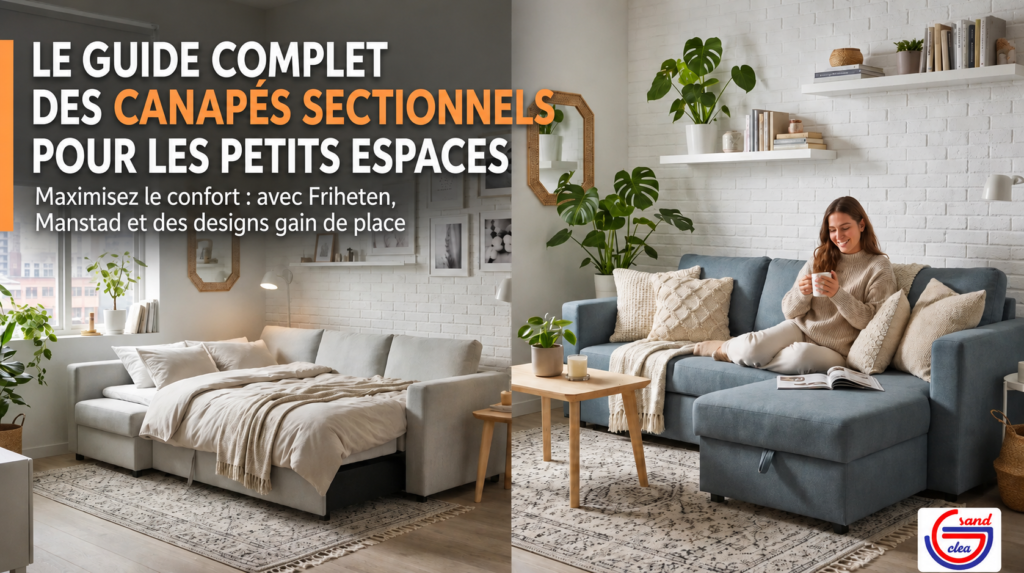 Le meilleur canapé d’angle pour les petits espaces