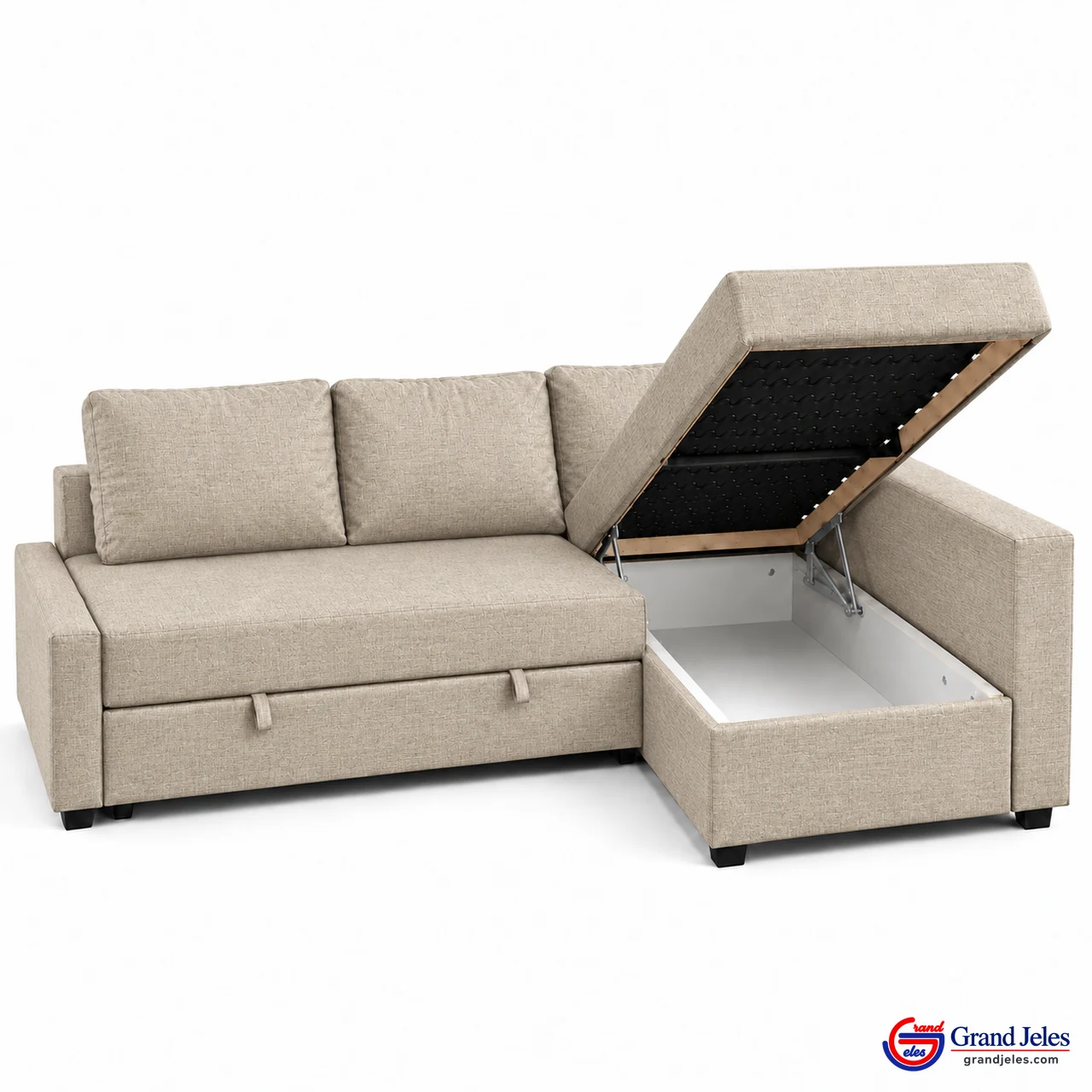 Light Beige Sofa Bed – IKEA Friheten - Image 8