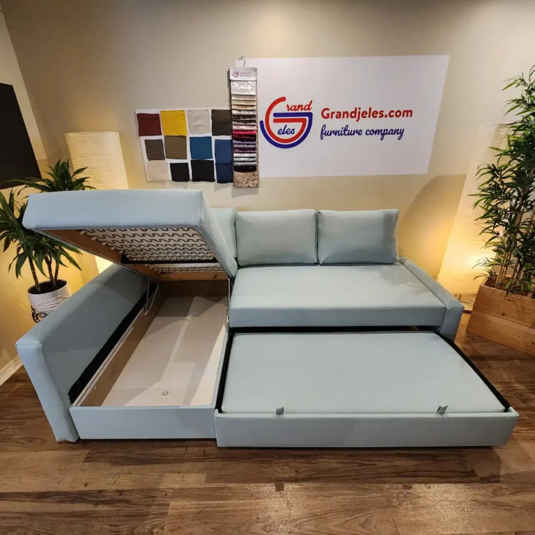 Light Bluish Green Sofa Bed – IKEA Friheten