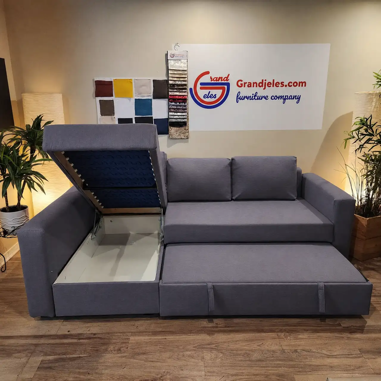 Gray Standard Sofa Bed IKEA Manstad