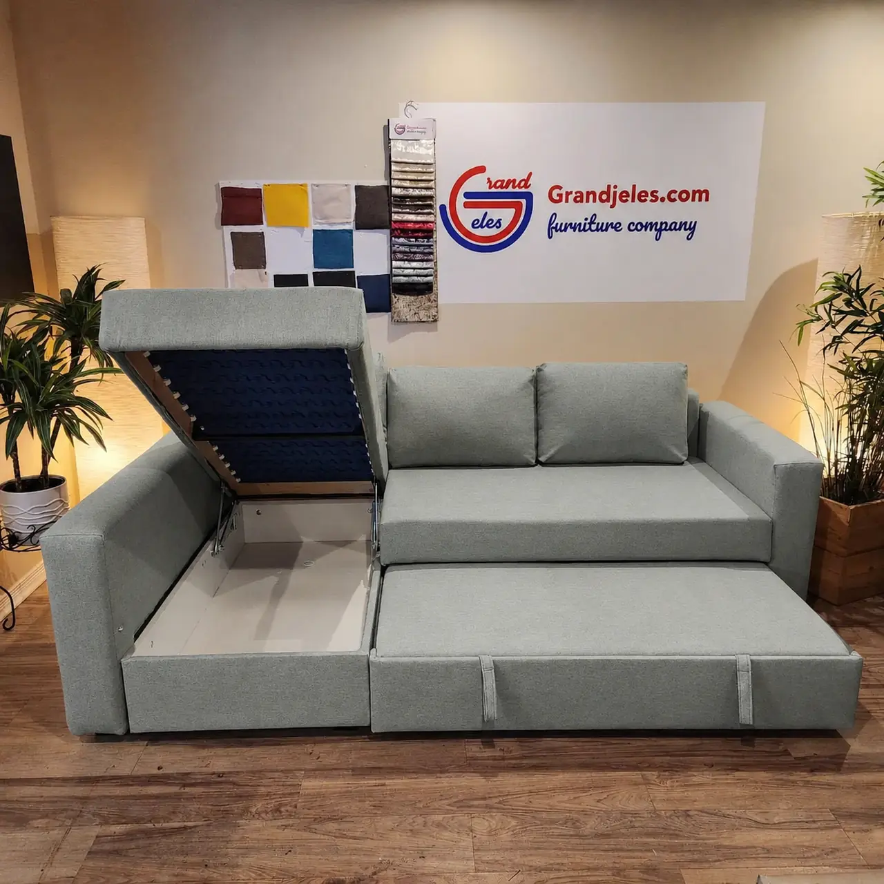 Light Green Sofa Bed IKEA Manstad