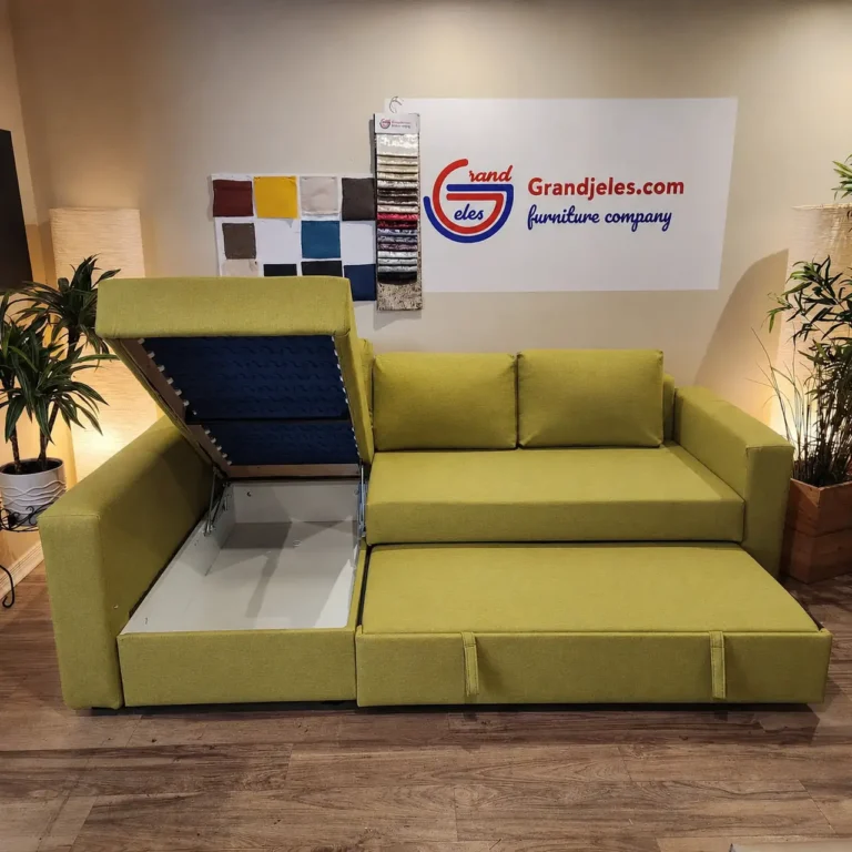 Yellowish Green Sofa Bed – IKEA Manstad