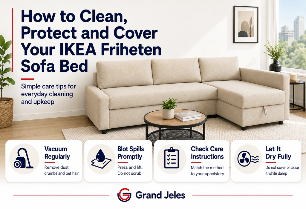 How to Clean, Protect and Cover Your IKEA Friheten Sofa Bed