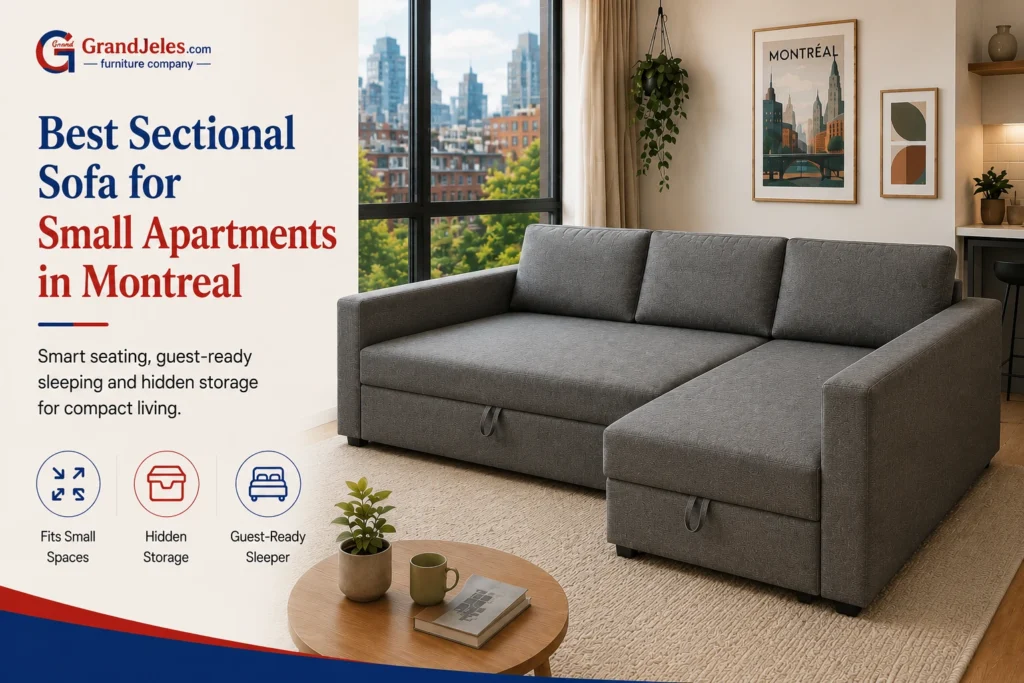 Best Sectional Sofa for Small Apartments in Montreal