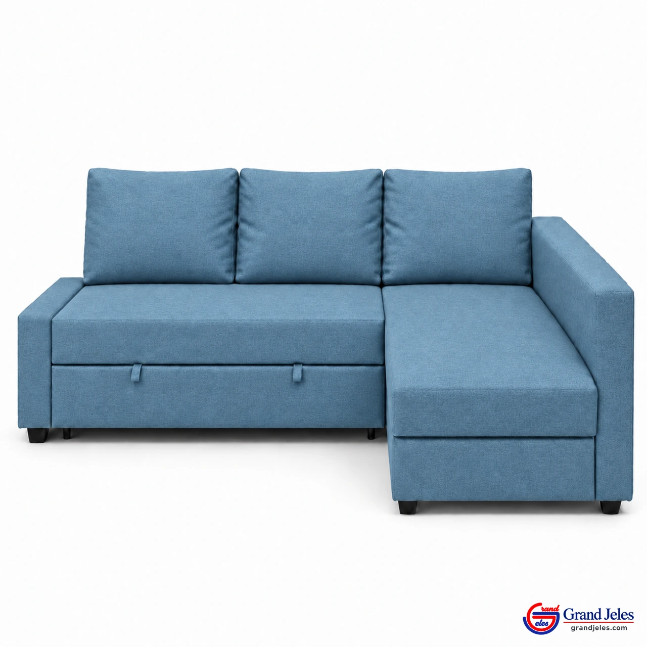 Blue Sofa Bed – IKEA Friheten - Image 2