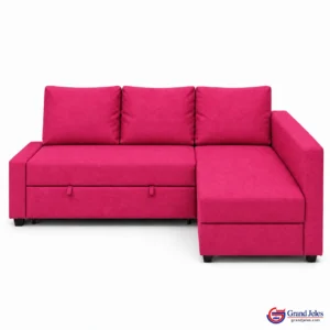 Main Hero Pink Sofa Bed IKEA Friheten sectional sofa bed with reversible chaise