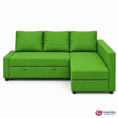 Main Hero Phosphor Green Sofa Bed IKEA Friheten sectional sofa bed with reversible chaise