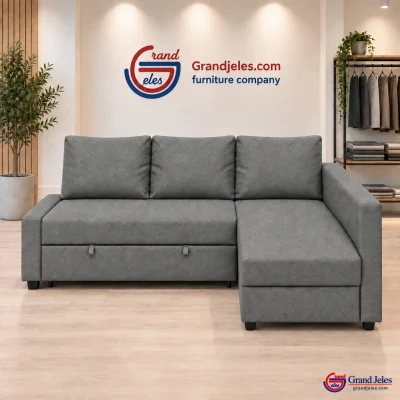 Workshop Refurbished Standard Gray (Normal Gray) Sofa Bed IKEA Friheten sofa bed at the Grand Jeles workshop