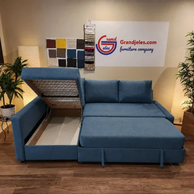 Aqua Blue Sofa Bed – IKEA Friheten
