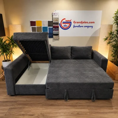 Black Velvet Sofa Bed – IKEA Manstad