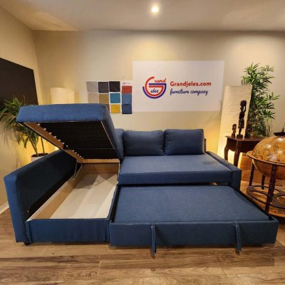 Friheten Sofa Bed Dark Blue IKEA