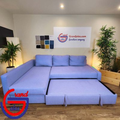 Friheten Sofa Bed Pastel Blue IKEA