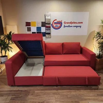 Red Sofa Bed – IKEA Manstad