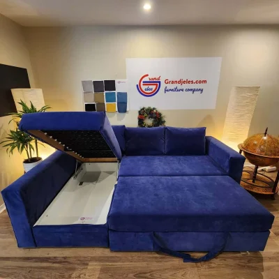 Manstad-Sofa-Bed-dark-blue-velvet-IKEA2