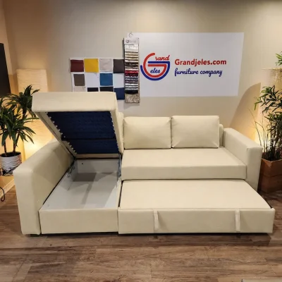 Milky White Sofa Bed – IKEA Manstad