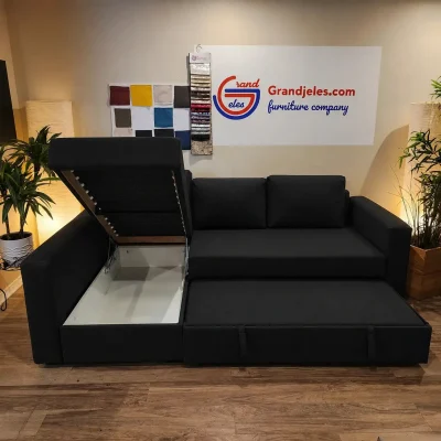 Sofa Bed IKEA Manstad Black