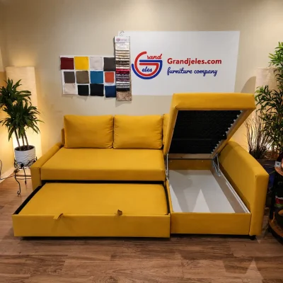 Yellow Sofa Bed – IKEA Friheten