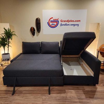 Friheten Sofa Bed Dark Grey IKEA Refurbished