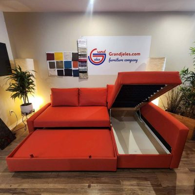 Friheten Sofa Bed Fire Engine Red IKEA