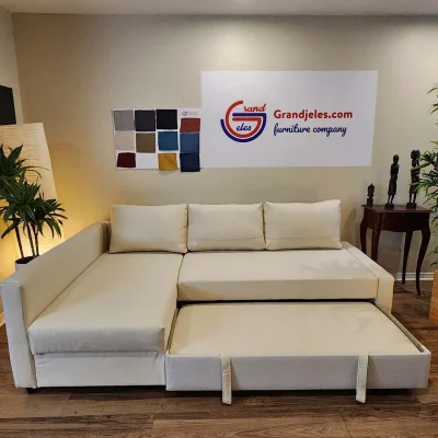Milky White Sofa Bed – IKEA Friheten