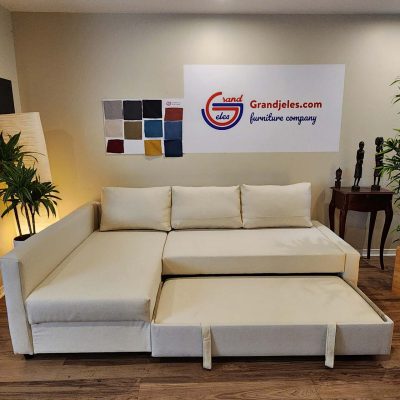 Friheten Sofa Bed Milky White IKEA
