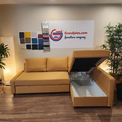Mustard Yellow Sofa Bed – IKEA Friheten