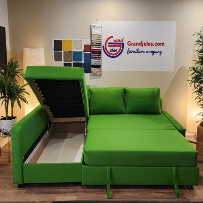 Phosphor Green Sofa Bed – IKEA Friheten