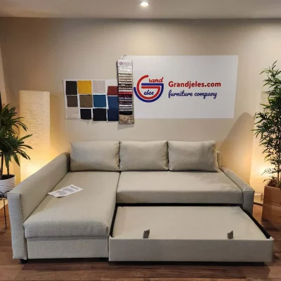 Light Beige Sofa Bed – IKEA Friheten