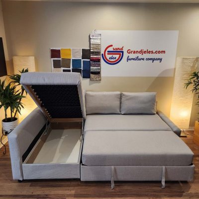 Friheten Sofa Bed Light Grey IKEA Refurbished