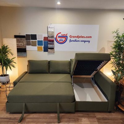 Friheten Sofa Bed Olive Green IKEA