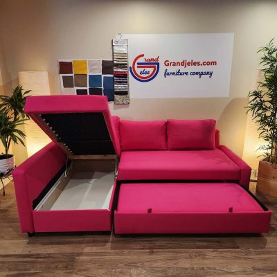 Friheten Sofa Bed Pink IKEA
