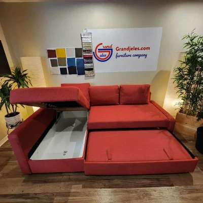 Red Sofa Bed – IKEA Friheten